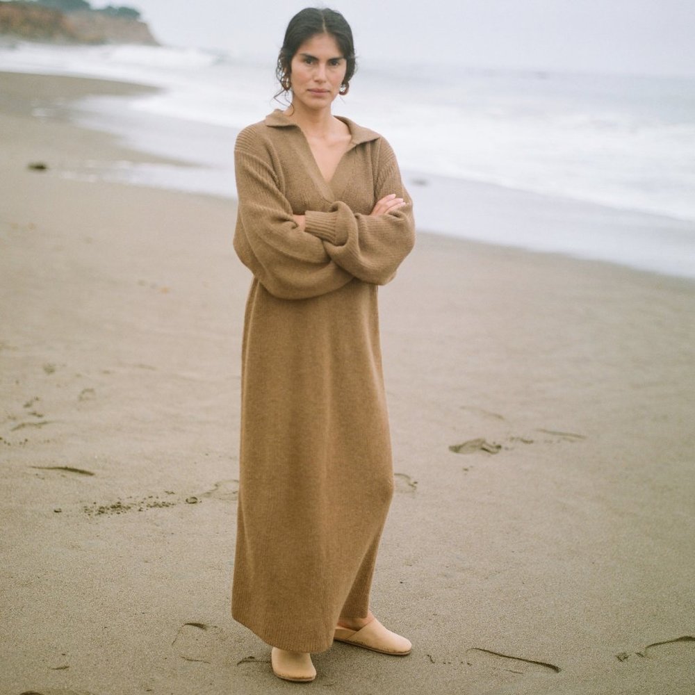 Amari Dress in Camel